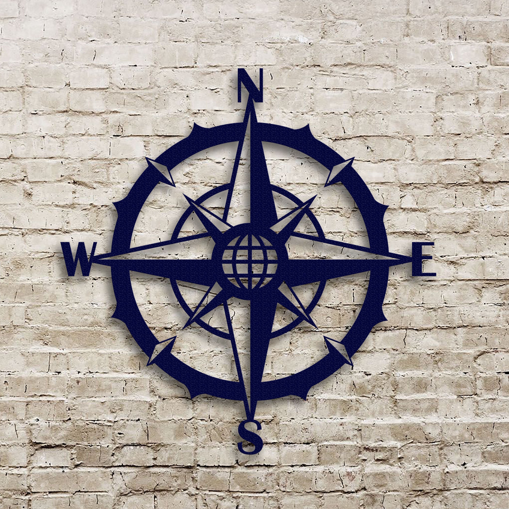 Vintage Nautical Compass Rose - Nautical Compass Retro Style V2 ...