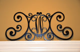 Personalized Wall Decoration, Door Topper, Custom Monogramed Art
