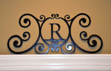 Personalized Wall Decoration, Door Topper, Custom Monogramed Art